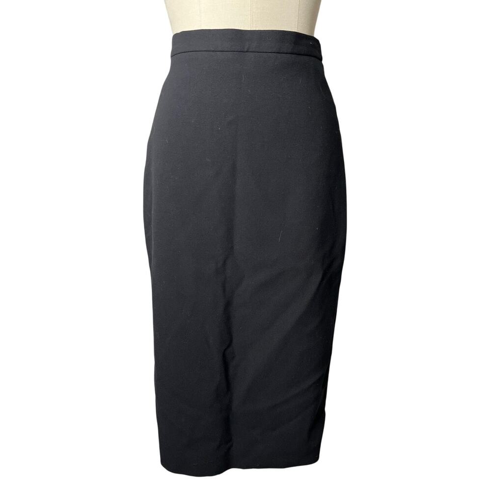 L.K. Bennett London Black SK Judi Pencil Skirt Size 4